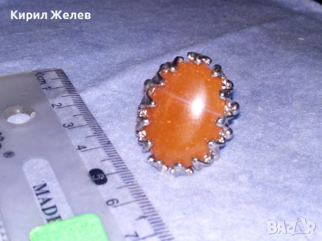 СКЪПОЦЕНЕН МЕДЕН ВИНТИДЖ - АРТ ПРЪСТЕН с БЯЛА ПОЗЛАТА 36991, снимка 9 - Пръстени - 39723571