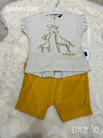 Комплект за момичета в жълто, снимка 2 - Комплекти за бебе - 49351248