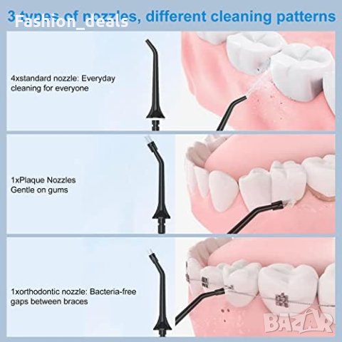 Нов Водоустойчив безжичен иригатор за устна кухина/Премахване зъбна плака/USB акумулатор, снимка 4 - Други - 41458596