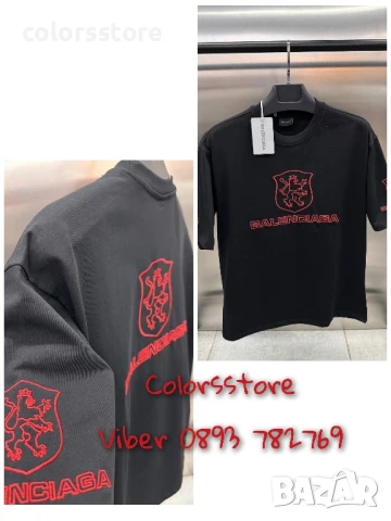 Мъжка Черна тениска Balenciaga/IM159x
