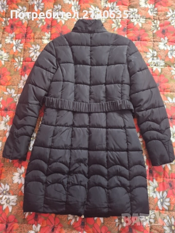 Дълго зимно яке с качулка, снимка 2 - Якета - 52174602