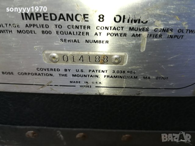 BOSE PROFESSIONAL-MADE IN USA 1909230829G, снимка 15 - Тонколони - 42241694