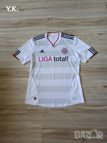 Оригинална мъжка тениска Adidas Climacool x F.C. Bayern Munchen / Season 10-12 (Away), снимка 1 - Тениски - 41262108