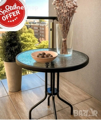 Стъклена масичка за кафе, снимка 8 - Маси - 53159769