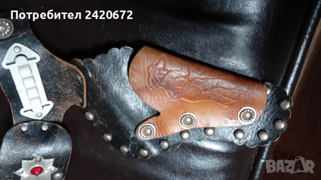 винтидж колан с кобур, снимка 2 - Колани - 53399594