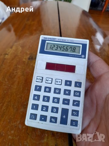 Стар калкулатор Sharp Elsi Mate EL 240H, снимка 2 - Антикварни и старинни предмети - 41952780