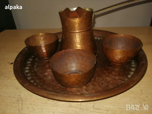 Продавам меден сервиз за кафе или ракия