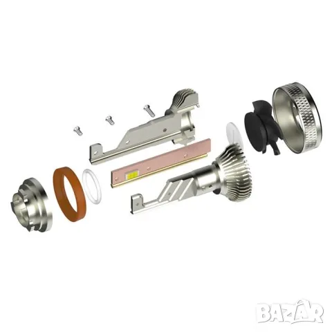 LED крушки Motohama X16 H11 120W 6000K 12V комплект 2 броя, снимка 3 - Аксесоари и консумативи - 55864745