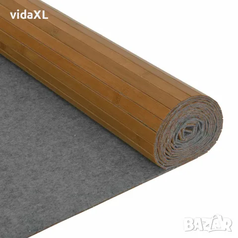 vidaXL Преграда за стая, кафяв, ширина 400 см, височина 165 см, бамбук, снимка 6 - Паравани - 56147372