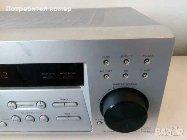  Ресийвър, усилвател Sony STR-DE475 - новия дизайн, снимка 3 - Ресийвъри, усилватели, смесителни пултове - 56132547