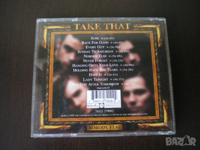 Take That ‎– Nobody Else 1995 CD, Album, снимка 3 - CD дискове - 44783491