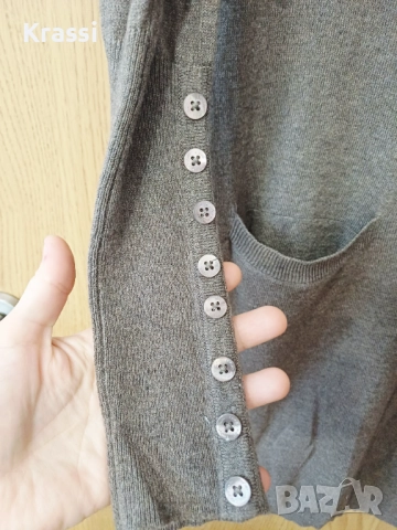 Кафява рокля Jiu Ko jeans L, снимка 4 - Рокли - 52866645