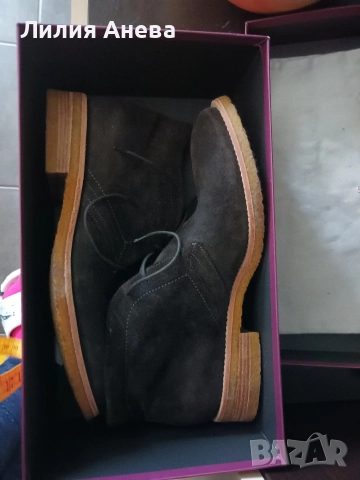 Нови мъжки боти кларк от естествен велур и естествен каучук , снимка 6 - Мъжки боти - 52485803