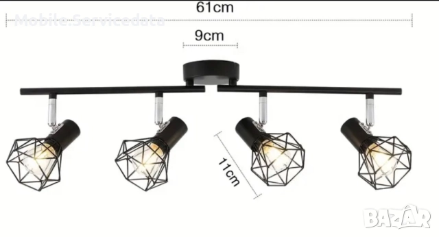 Модерни Осветителни Лампи, снимка 3 - Лампи за таван - 52163820