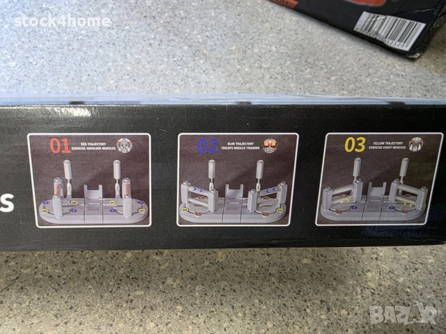 Тренировъчна дъска за лицеви опори, Фитнес уред 3в1, Експандер, снимка 4 - Фитнес уреди - 52462791