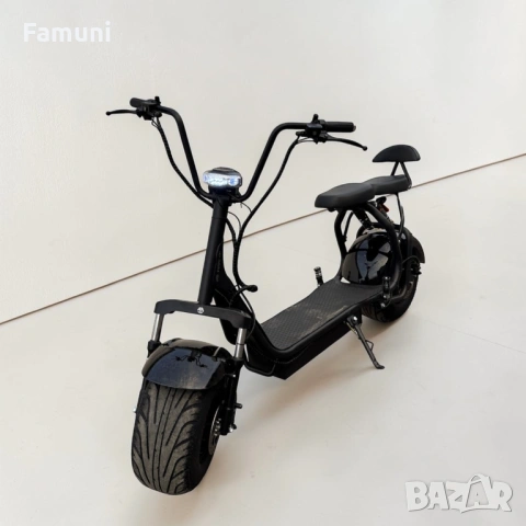 Електрически скутер Harley, 1500W (Черен) 2026