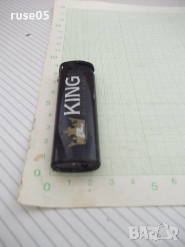 Запалка "KING" газова пиезокристална с мек пламък, снимка 2 - Колекции - 51860452