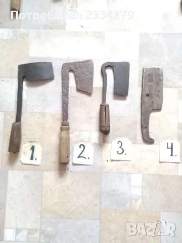 Брадвички,секирки,сатъри, ковани в различни времена., снимка 9 - Антикварни и старинни предмети - 39385811