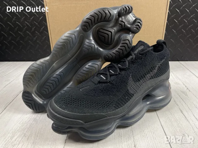 !НОВИ! Nike Air Max Scorpion | Triple Black | + КУТИЯ, снимка 4 - Маратонки - 54168033
