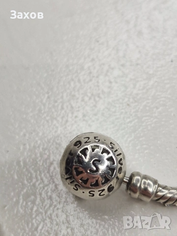 Гривна сребро с 23 броя талисмани , снимка 3 - Гривни - 53730695