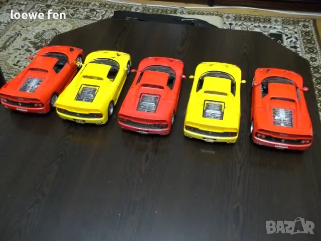 5 броя комплект Ferarri F50 Hard Top ferari ferrari - мащаб 1 18, снимка 10 - Колекции - 48384876