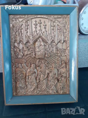 Домашна икона, снимка 4 - Антикварни и старинни предмети - 53279536