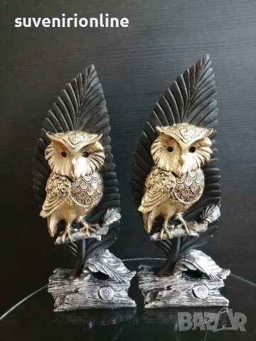 Двойка сувенири бухали, снимка 3 - Статуетки - 36340885