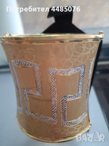 ЗЛАТНА ДАМСКА ГРИВНА ВЕРСАЧЕ БЕЛЕЗНИК  14.К., снимка 6 - Гривни - 51024957