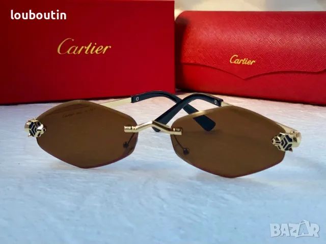 Cartier 2024 дамски слънчеви очила ромб 3 цвята, снимка 7 - Слънчеви и диоптрични очила - 47762983