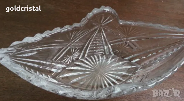 кристална купа  лодка фруктиера