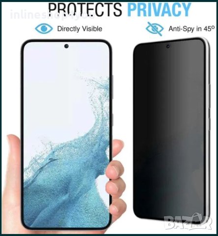 Матов Privacy Хидрогел Протектор за Дисплей за Samsung S23 S22 S21 S20, снимка 4 - Фолия, протектори - 41879725