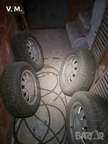 6JX15H2 ET45 алуминиеви джанти с Michelin и Dunlop гуми, снимка 11 - Гуми и джанти - 53399793