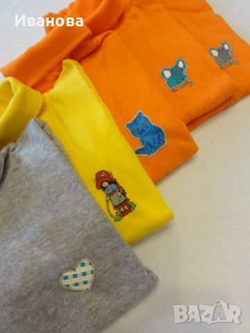 Разпродажба 5 бр. Нови поло блузки за 45 лв., снимка 4 - Бебешки блузки - 39936271