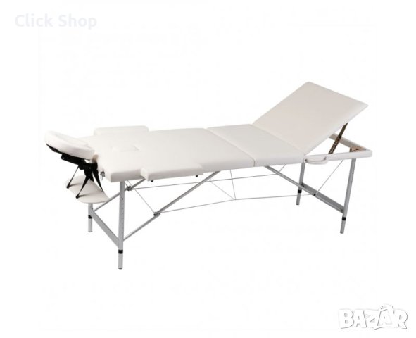 Алуминиева масажна кушетка с 3 зони, алуминиева рамка, снимка 1