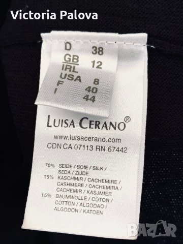 Блуза лукс модна къща  LUIZA CERANO, снимка 3 - Блузи с дълъг ръкав и пуловери - 39507122