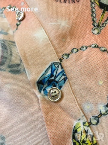 MOSCHINO Love риза IT44, снимка 6 - Ризи - 53614295