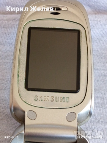 Ретро телефон GSM SAMSUNG E330 рядък за КОЛЕКЦИЯ ДЕКОРАЦИЯ 51343, снимка 4 - Samsung - 51767839
