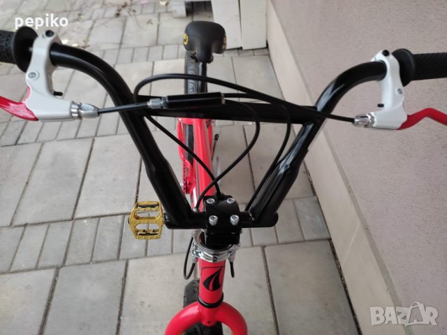 Продавам колела внос от Германия велосипед BMX AVIGO PREMIUM 20 цола дискови спирачки 140 спици, снимка 9 - Велосипеди - 34822920