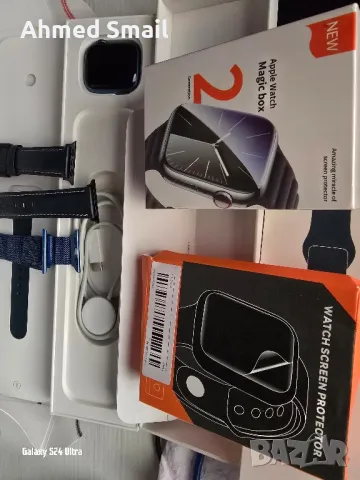 Apple Watch Series 7 Blue Sport Band 41mm, снимка 6 - Apple iPhone - 50227419
