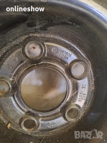 Резервна гума патерица VW POLO 4 R15 5x100x57.1, снимка 5 - Гуми и джанти - 56066615