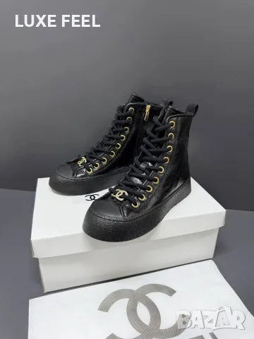 ✨ Дамски Високи Кецове , снимка 6 - Кецове - 56266193