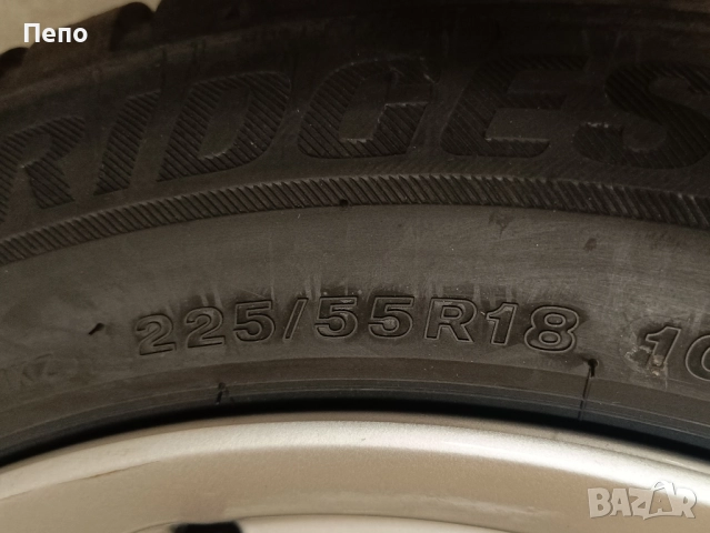 Оригинални нови джанти с гуми зимни 18 цола за Audi A6 дот 2023г, снимка 4 - Гуми и джанти - 51586747