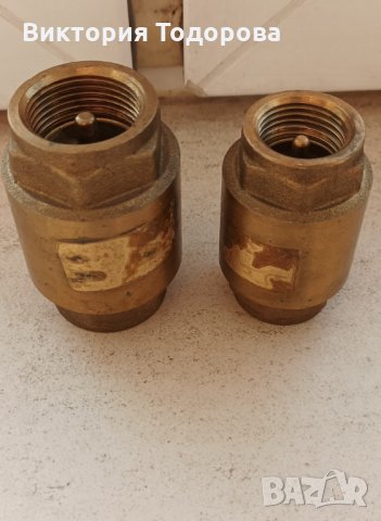 Възвратни клапани с метален клапан 3/4 и 1/2, снимка 4 - ВИК - 35741348