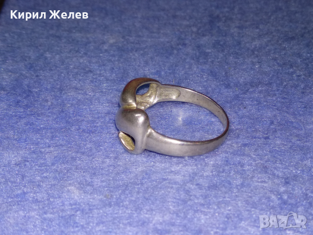 СТИЛЕН АЖУРЕН СРЕБЪРЕН ПРЪСТЕН СРЕБРО 925 ПРОБА 41901, снимка 9 - Пръстени - 44690374