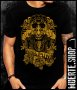 Черна тениска с щампа REBEL PUNK CAT, снимка 1 - Тениски - 41978766