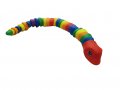 Играчка Fidget, Змия, Пластмасова, Многоцветно, 30 см, снимка 1 - Фигурки - 39296188