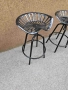 Метални ретро бар столове с регуриране на височината, снимка 4