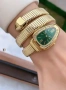 Bvlgari Дамски Часовник Тип Змия Булгари - Налични Различни Цветове Код SK728, снимка 1
