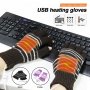 Термо ръкавици без пръсти с USB нагревател / захранване , електрически ръкавици , зимни ръкавици, снимка 1 - Ръкавици - 35869006