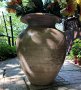 Керамична ваза с лозарски мотиви, голяма, снимка 4